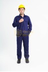 Mẫu hot nhất 2023 - Quần áo công nhân TK43 màu xanh tím than, Size M