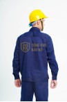 Mẫu hot nhất 2023 - Quần áo công nhân TK43 màu xanh tím than, Size M