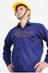 Mẫu hot nhất 2023 - Quần áo công nhân TK43 màu xanh tím than, Size M