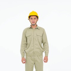 Đồng phục công nhân TK44 cao cấp, quần áo công nhân thoáng mát, Size M