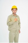 Đồng phục công nhân TK44 cao cấp, quần áo công nhân thoáng mát, Size M