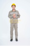 Đồng phục công nhân TK52 thời trang hiện đại, quần áo công nhân cao cấp, Size M