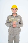 Đồng phục công nhân TK52 thời trang hiện đại, quần áo công nhân cao cấp, Size M