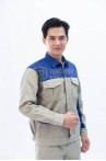 Quần áo bảo hộ lao động TK04 cao cấp, thoáng mát cho kỹ sư, kỹ thuật, Size M - Vải kaki liên doanh