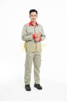 Quần áo bảo hộ lao động TK09 dành cho kỹ sư, nhân viên kỹ thuật siêu bền, Size M - Vải kaki liên doanh