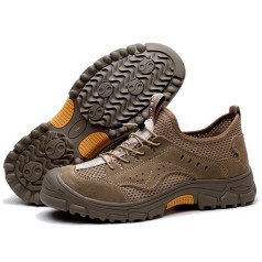 Giày bảo hộ lao động Z107 siêu thoáng khí, thể thao, chống đâm xuyên dập ngón, Size 42