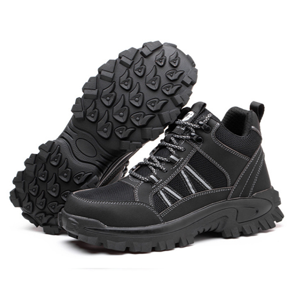 Giày bảo hộ lao động cao cổ Zboot Z112 đế lót thép chống đinh, chống trượt an toàn