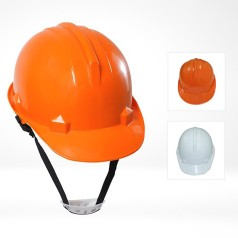 Mũ bảo hộ Nhật Quang có quai cài tiện lợi M110, Màu cam - Loại quai đục