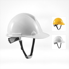 Mũ bảo hộ lao động Thùy Dương N70 có nút vặn M102, Màu trắng
