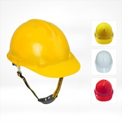 Mũ bảo hộ Nhật Quang có núm vặn tiện lợi M111, Màu vàng - Loại không lót xốp