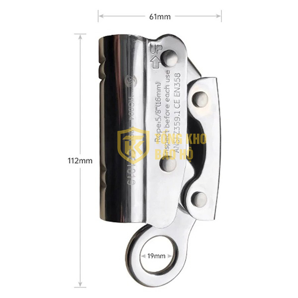 Khóa hãm chống trượt rơi cho dây 11-16mm an toàn C141