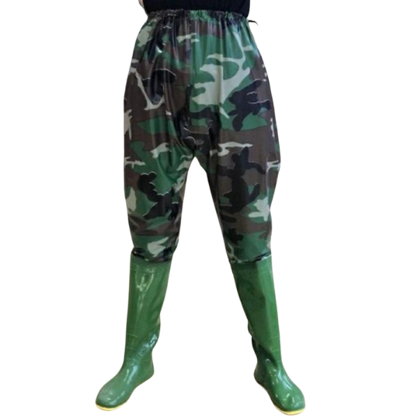 Ủng quần lội nước Hoa San đế vàng U112