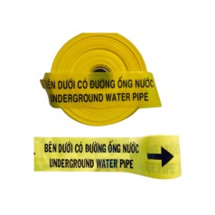 Băng cảnh báo đường ống nước ngầm trong công trình A127