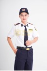 Áo bảo vệ ngắn tay BH08A thoáng mát, dáng suông sơ vin , Size L - Vải kate Sill