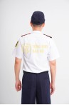Áo bảo vệ ngắn tay BH08A thoáng mát, dáng suông sơ vin , Size L - Vải kate Sill