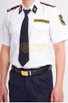 Áo bảo vệ ngắn tay BH08A thoáng mát, dáng suông sơ vin , Size L - Vải kate Sill
