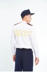 Áo bảo vệ dài tay BH07A bền màu, dáng suông sơ vin , Size L - Vải kate Sill
