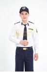 Áo bảo vệ dài tay BH07A bền màu, dáng suông sơ vin , Size L - Vải kate Sill