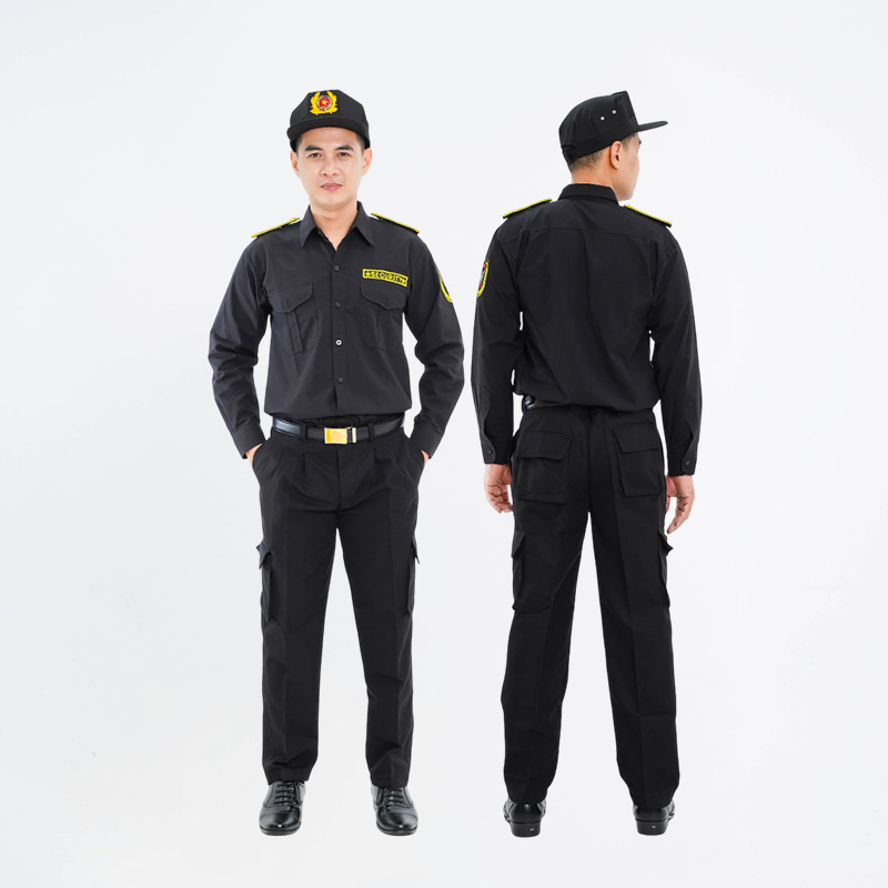Đồng phục bảo vệ BH09 màu đen cao cấp