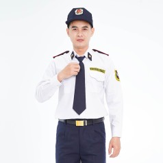 Áo bảo vệ dài tay BH07A bền màu, dáng suông sơ vin , Size L - Vải kate Sill