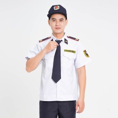Áo bảo vệ ngắn tay BH06A bo gấu gọn gàng, vải thoáng mát, Size L
