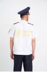 Áo bảo vệ ngắn tay BH06A bo gấu gọn gàng, vải thoáng mát, Size L