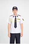 Áo bảo vệ ngắn tay BH06A bo gấu gọn gàng, vải thoáng mát, Size L