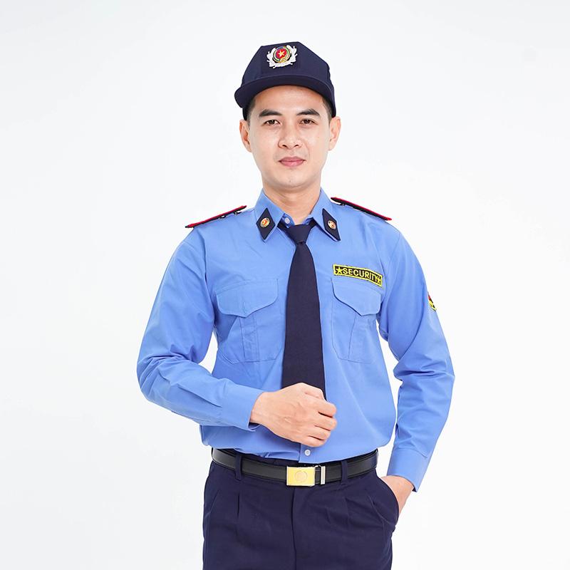 Áo bảo vệ dài tay BH03A dáng suông không bo gấu, ít nhăn, bền màu