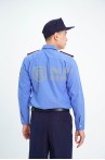 Áo bảo vệ dài tay BH03A dáng suông không bo gấu, ít nhăn, bền màu, Size L - Vải kate Sill