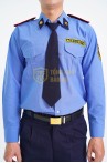 Áo bảo vệ dài tay BH03A dáng suông không bo gấu, ít nhăn, bền màu, Size L - Vải kate Sill