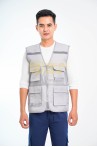 Áo bảo hộ gile phản quang phối lưới siêu bền thoáng mát TK33, Size L - Màu Xanh Chuối