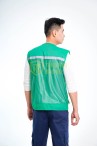 Áo bảo hộ gile phản quang phối lưới siêu bền thoáng mát TK33, Size L - Màu Xanh Chuối