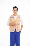 Áo bảo hộ gile phản quang phối lưới siêu bền thoáng mát TK33, Size L - Màu Xanh Chuối