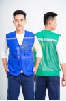 Áo bảo hộ gile phản quang phối lưới siêu bền thoáng mát TK33, Size L - Màu Xanh Chuối