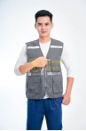Áo bảo hộ gile phản quang phối lưới siêu bền thoáng mát TK33, Size L - Màu Xanh Chuối