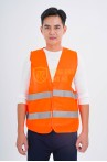 Áo gile phản quang vải lưới thoáng khí cao cấp TK31