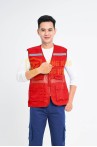 Áo bảo hộ gile phản quang phối lưới siêu bền thoáng mát TK33, Size L - Màu Xanh Chuối