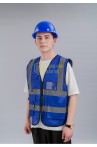 Áo bảo hộ gile phản quang có túi siêu nhẹ thoáng mát TK32, Màu Xanh Chuối