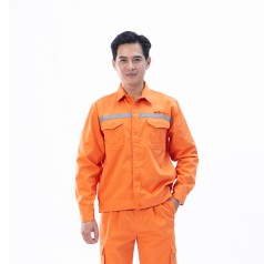 Quần áo bảo hộ điện lực TK10 chất liệu cao cấp, bền màu, không xù vải , Size M - Vải pangrim thường