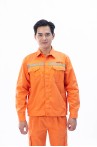 Quần áo bảo hộ điện lực TK10 chất liệu cao cấp, bền màu, không xù vải , Size M - Vải pangrim thường