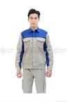 Quần áo bảo hộ lao động TK04 cao cấp, thoáng mát cho kỹ sư, kỹ thuật, Size M - Vải kaki liên doanh