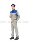 Quần áo bảo hộ lao động TK04 cao cấp, thoáng mát cho kỹ sư, kỹ thuật, Size M - Vải kaki liên doanh