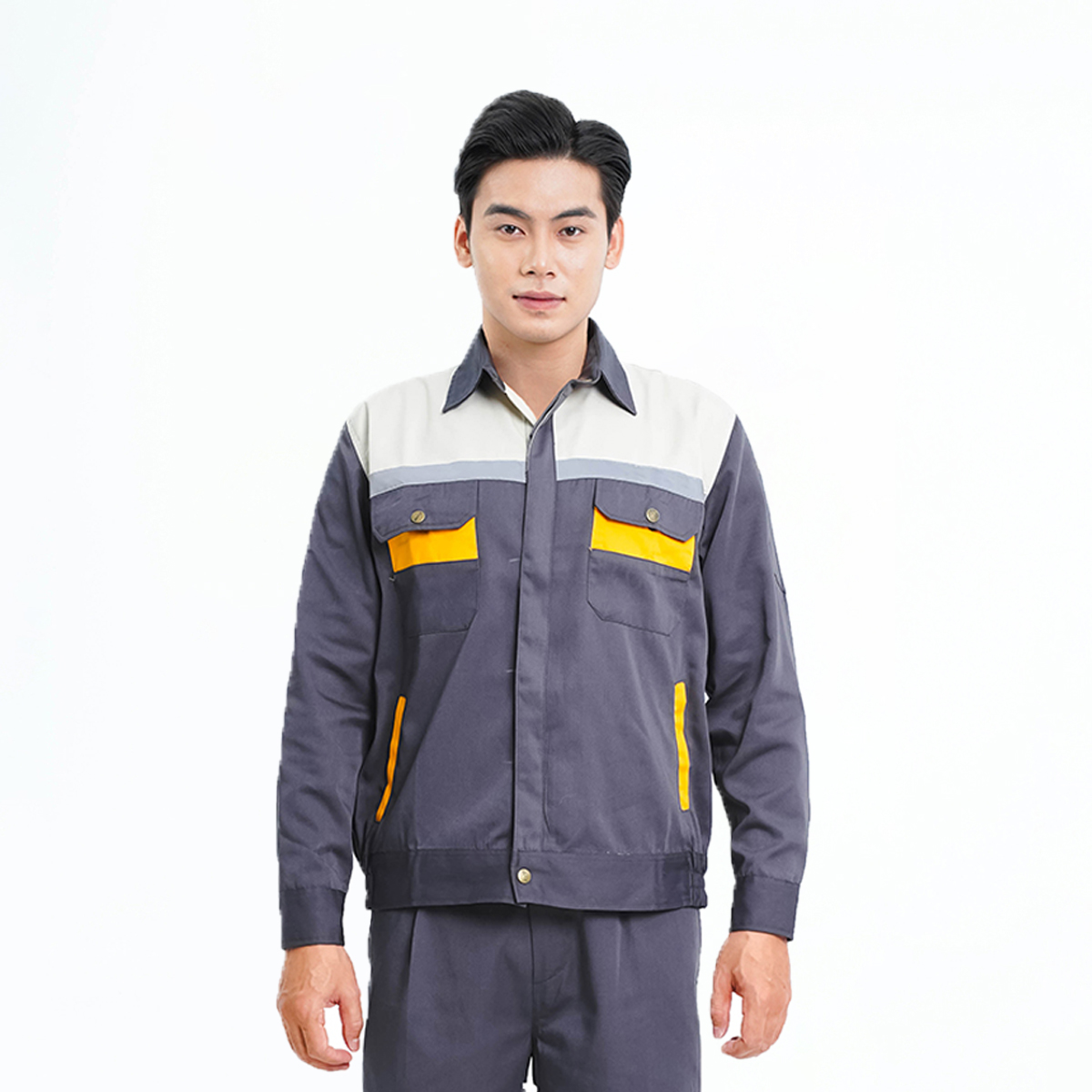 [BÁN CHẠY] Quần áo bảo hộ lao động cao cấp cho kỹ sư, kỹ thuật thoáng mát TK02