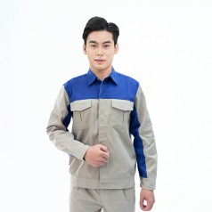 Quần áo bảo hộ lao động TK04 cao cấp, thoáng mát cho kỹ sư, kỹ thuật, Size M - Vải kaki liên doanh