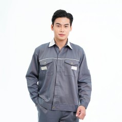 [BÁN CHẠY] Quần áo bảo hộ lao động TK07 cho kỹ thuật, kỹ sư, siêu bền thoáng mát, Size M - Vải kaki liên doanh