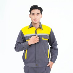 Quần áo bảo hộ lao động TK20 cho kỹ sư, kỹ thuật thời trang hiện đại, Size M - Vải kaki liên doanh