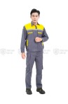 Quần áo bảo hộ lao động TK20 cho kỹ sư, kỹ thuật thời trang hiện đại, Size M - Vải kaki liên doanh