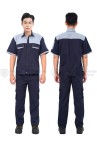 Quần áo bảo hộ lao động TK25 ngắn tay thời trang, thoáng mát cao cấp, Size M - Vải kaki liên doanh