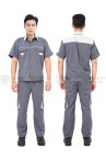 Quần áo bảo hộ lao động ngắn tay TK26 cho kỹ sư, kỹ thuật, công nhân chất liệu bền đẹp, Size M - Vải kaki liên doanh