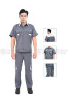 Quần áo bảo hộ lao động ngắn tay TK26 cho kỹ sư, kỹ thuật, công nhân chất liệu bền đẹp, Size M - Vải kaki liên doanh